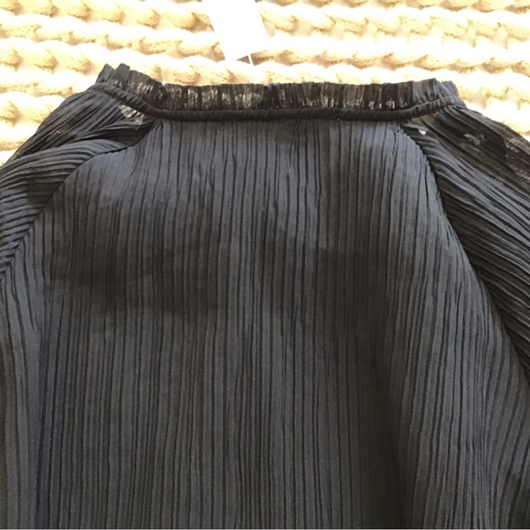 NWT LOFT Black dress spring summer lightweight size medium - Picture 7 of 7